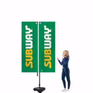 Feather Flag 3m Double Sided