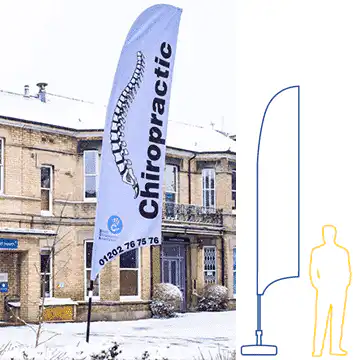 outdoor feather flag