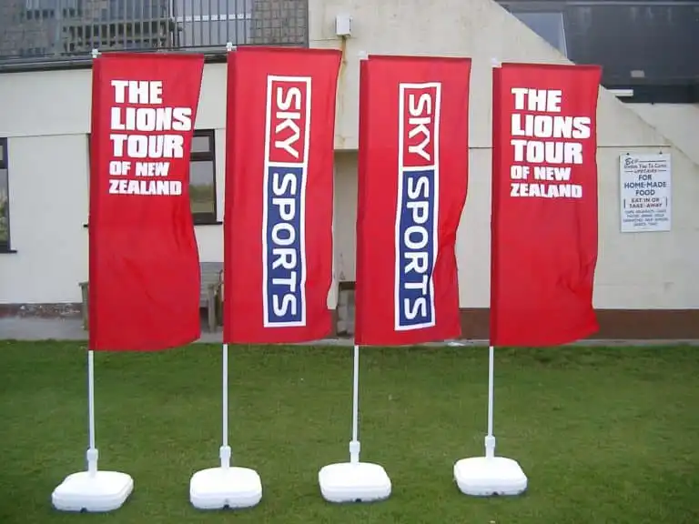 sky sports banner flags
