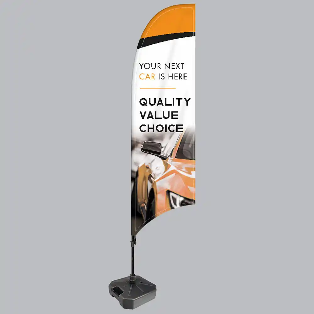 Car Advertising Feather Flags