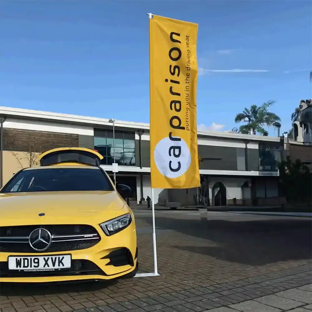 Mercedes Forecourt Flags