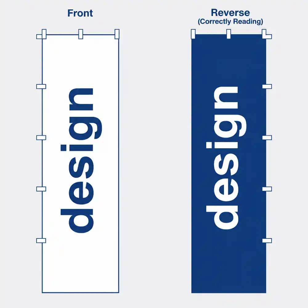 Nobori Flag - Double Sided Print
