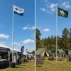 Pole 3 20ft Aluminium Sectional Flag Pole