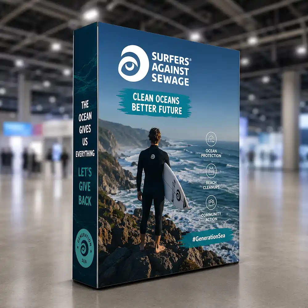 SEG Fabric Exhibtion Wall Front 2 x 3