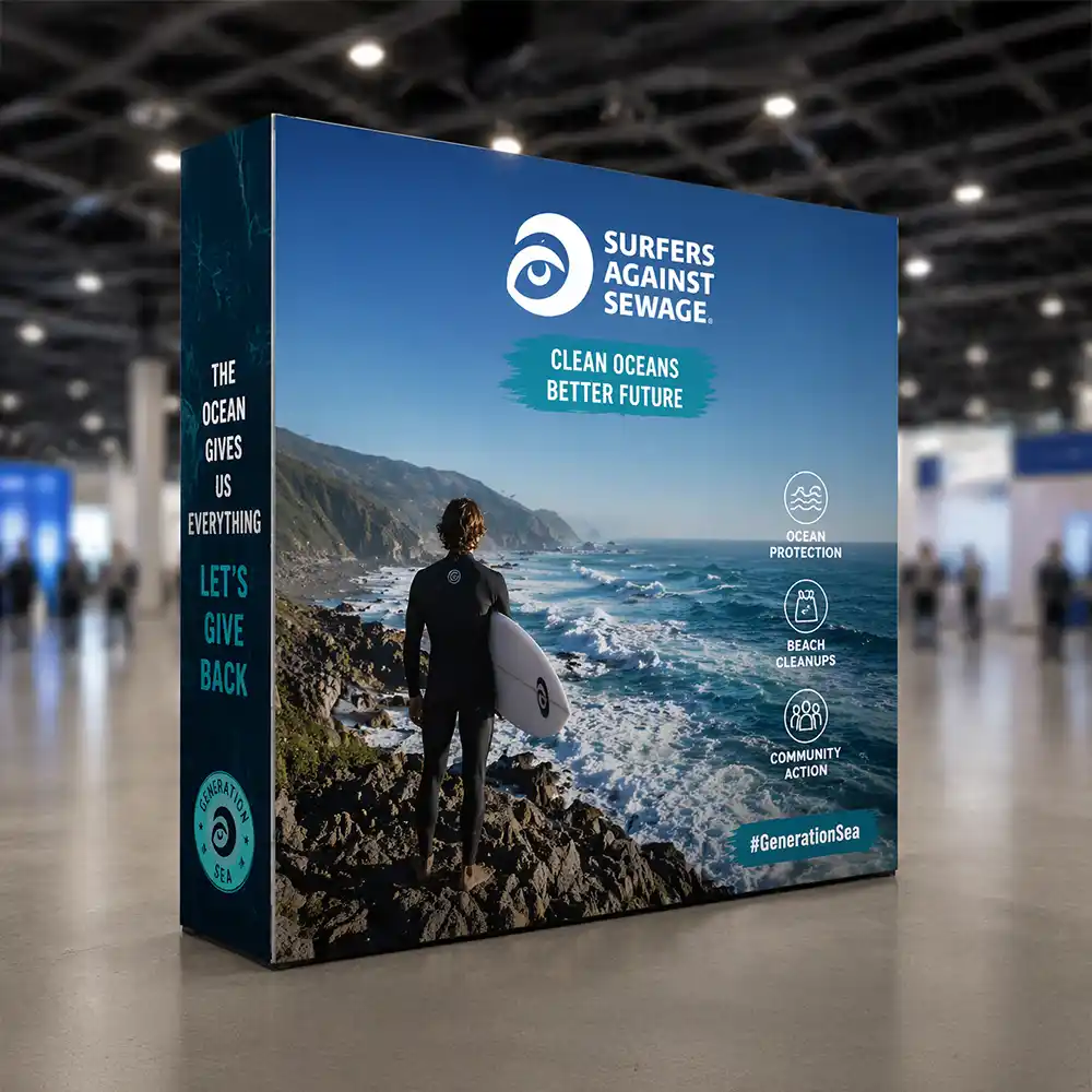 SEG Fabric Exhibtion Wall Front 3 x 3