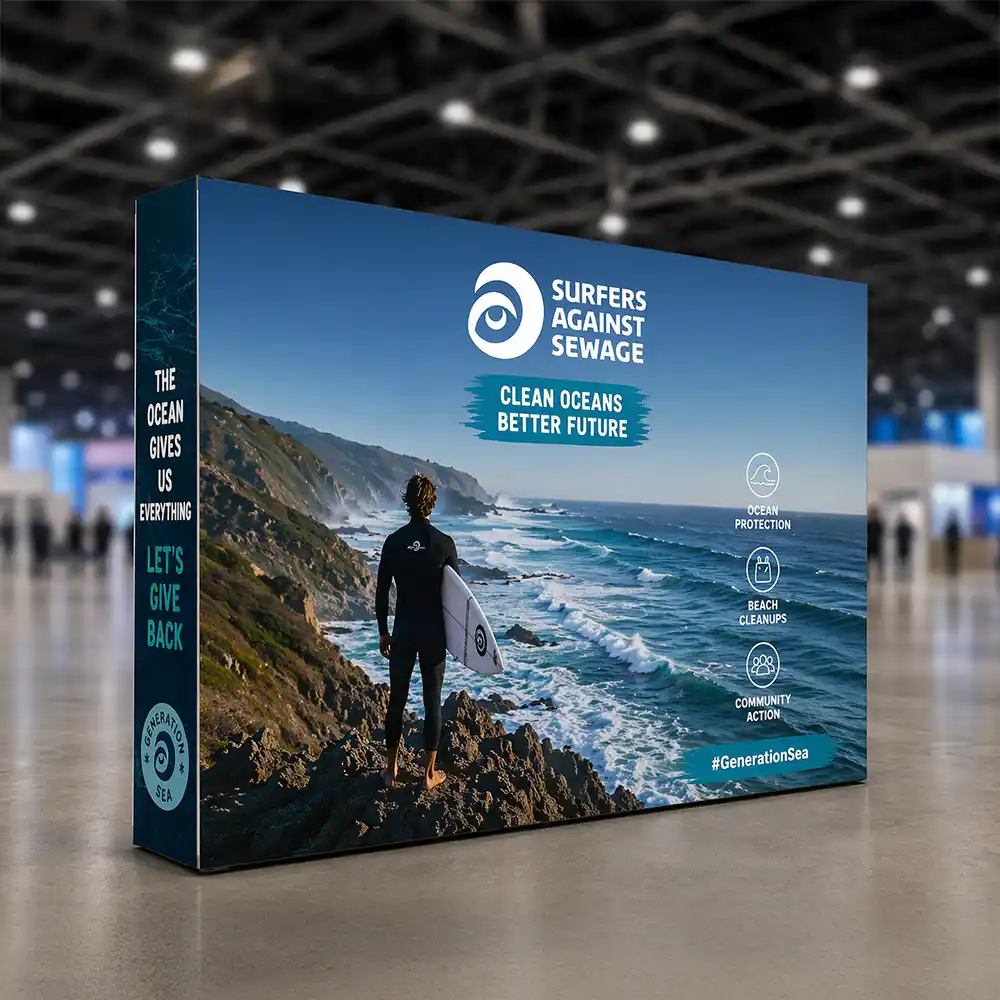 SEG Fabric Exhibtion Wall Front 4 x 3