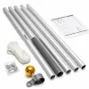 Sectional Aluminium Traditional Lightweight Flagpole Kit 20ft Aluminium Sectional Flag Pole