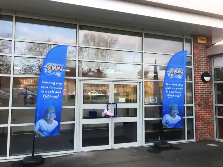 feather flags for education