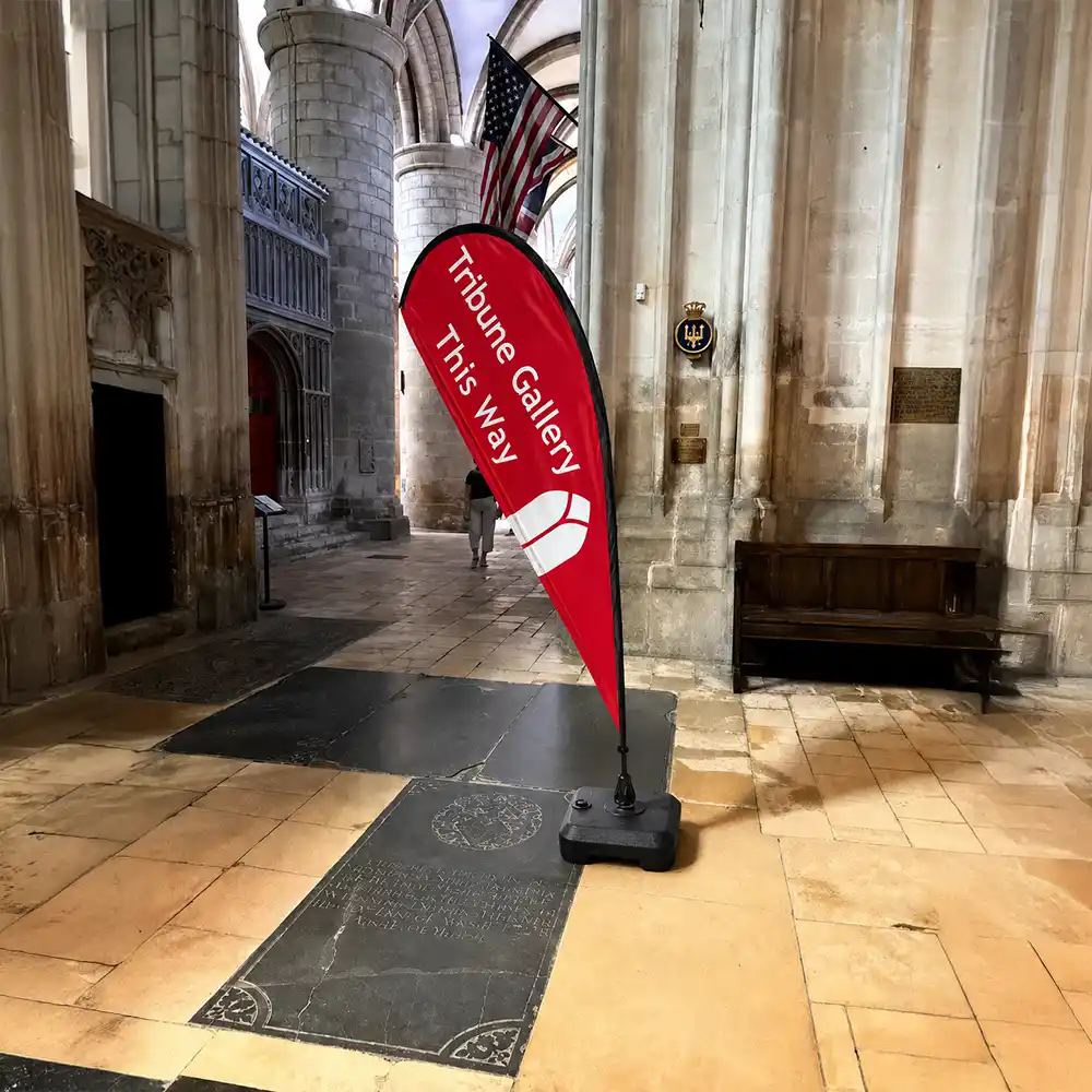 Small Promotional Flag Base