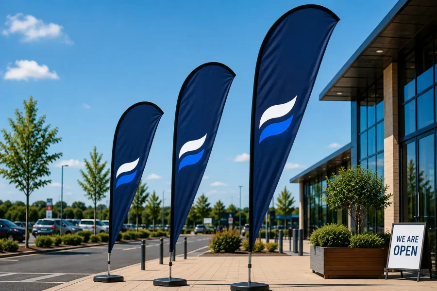Teardrop Flags (1)