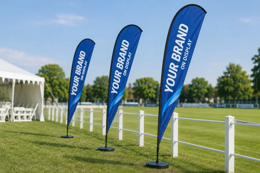 Teardrop Flags for Outdoor Events (1)