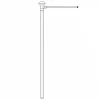 Technical Flagpole Drawing with Horizontal Arm Forecourt Flag Pole Kit