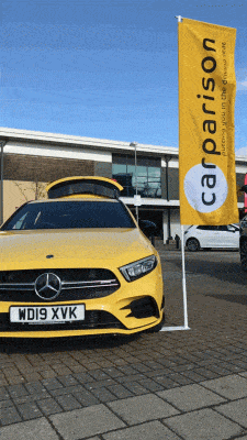 carparison feather flag