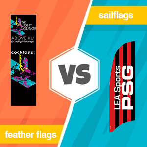 feather flags vs sailflags