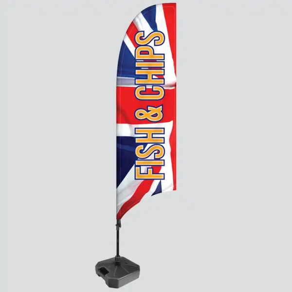 fish and chips shop flag 4 fish and chips shop flag 4