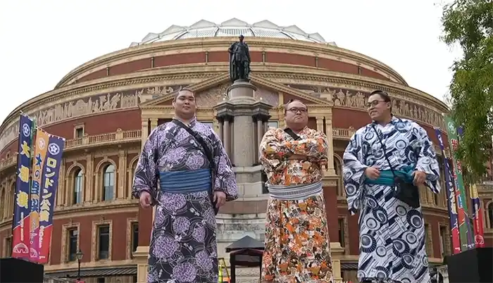 Royal Albert Hall Sumo Flags
